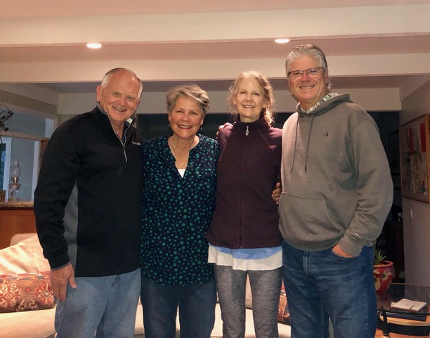 Johnny and Lori Potter hosted us in Monterey where we talked non-stop for about 9 hours.