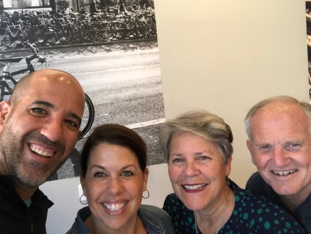 Gary and Anne Gaddini met us in a coffee shop for a great time of catching up.