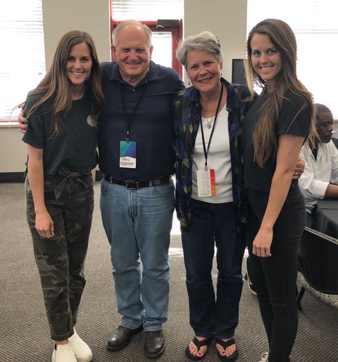 Leslie and Christy Johnston . . . chosen family.