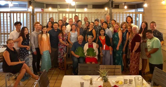The “Ohana Feast” was a very special evening, with yummy food and sweet fellowship.