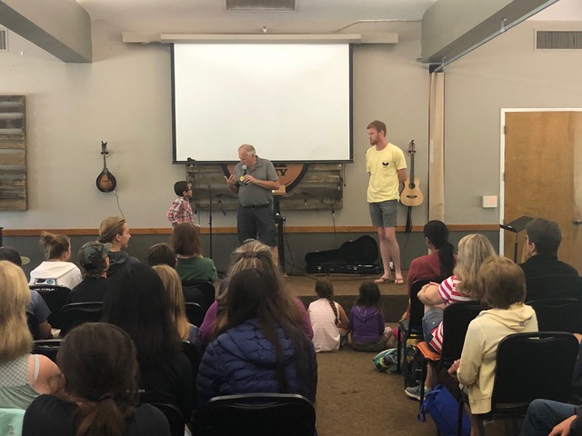 Morning devotions with Paul . . . always meaningful to all age levels.