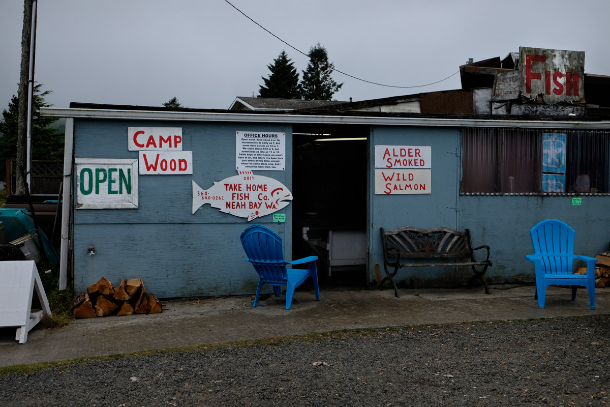 Neah Bay, Washington, 2014. More creative signage and even better fish. For breakfast, with eggs, toast and jelly, perhaps a tater, hard to beat in my mind.