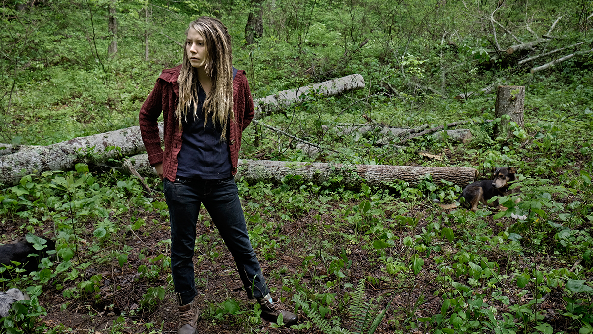 Kelsey Green at her Place, Chandler Cove, Sodom, Madison County, NC 2014