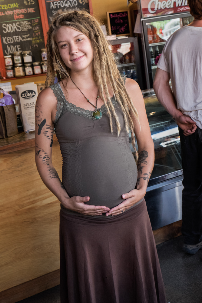 Kelsey at the Baby Shower, Marshall, 2015.