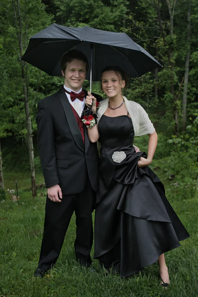 With Chris Eastman, Prom, PawPaw, 2005.