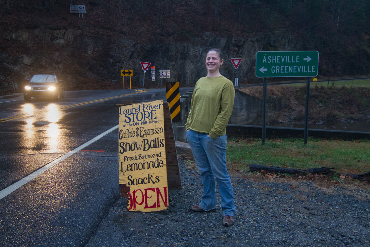 Jemima Cook at the Laurel River Store