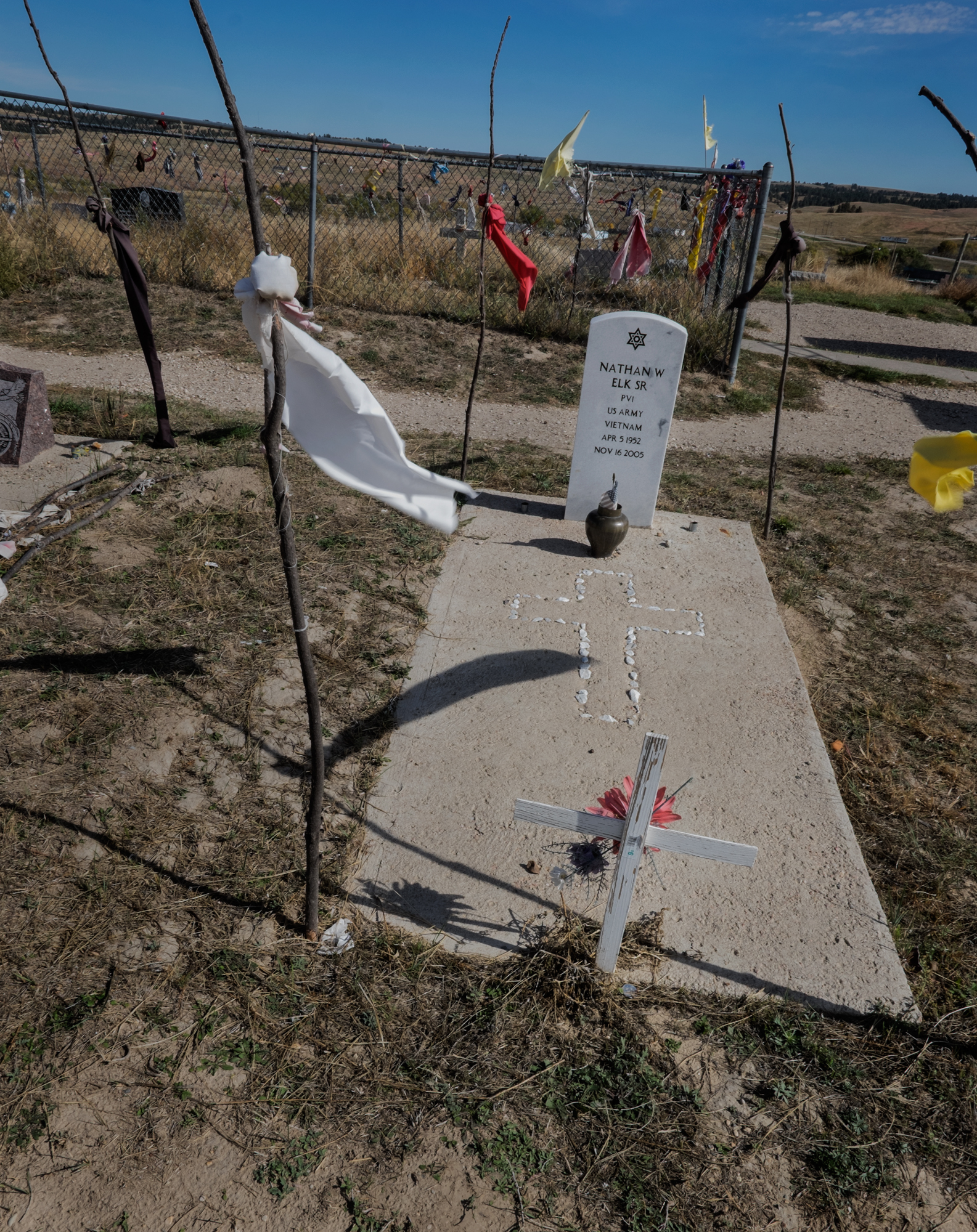 Vietnam Veteran, Wounded Knee Cemetery, South Dakota