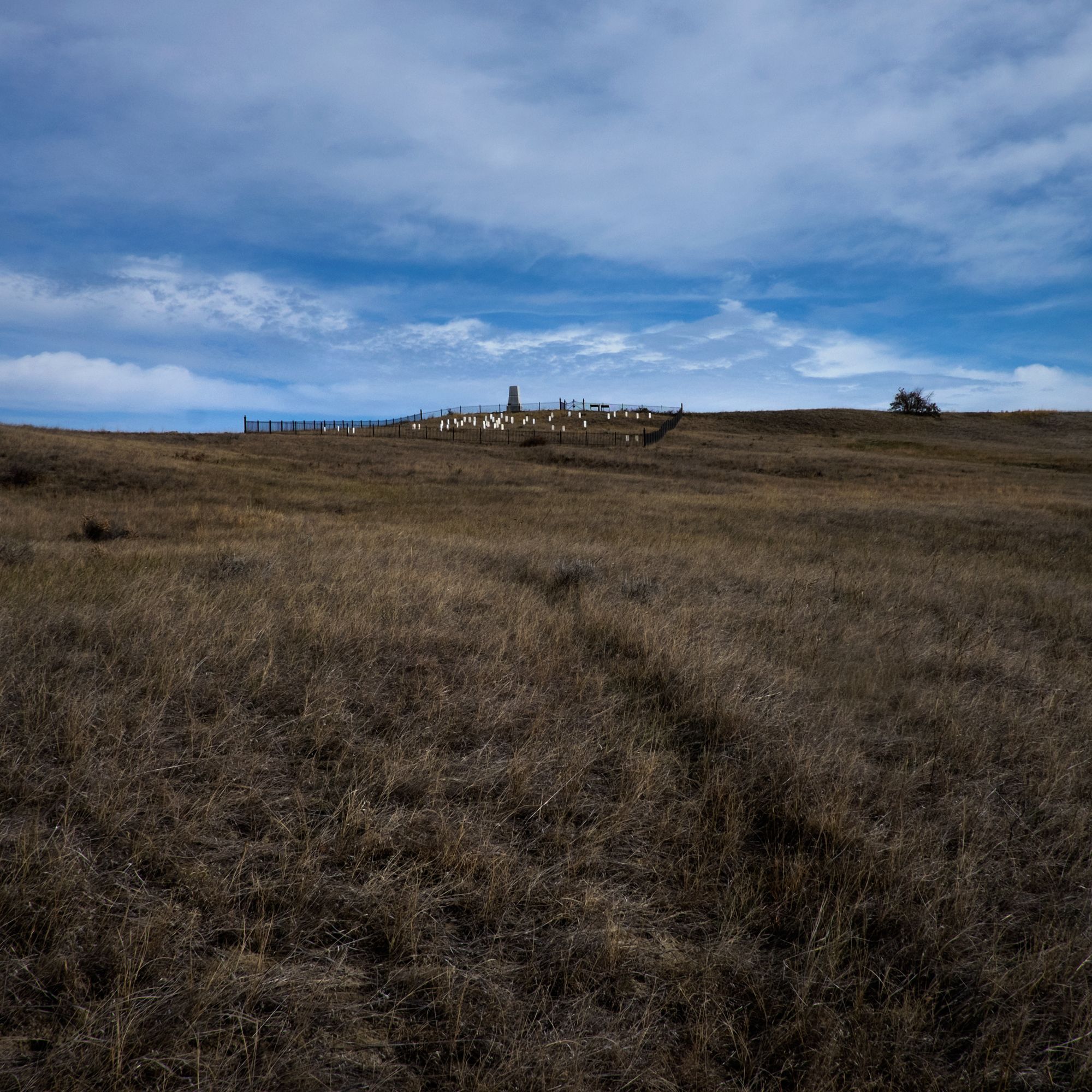 Last Stand Hill, Little Bighorn Battlefield Memorial, Hardin, Montana