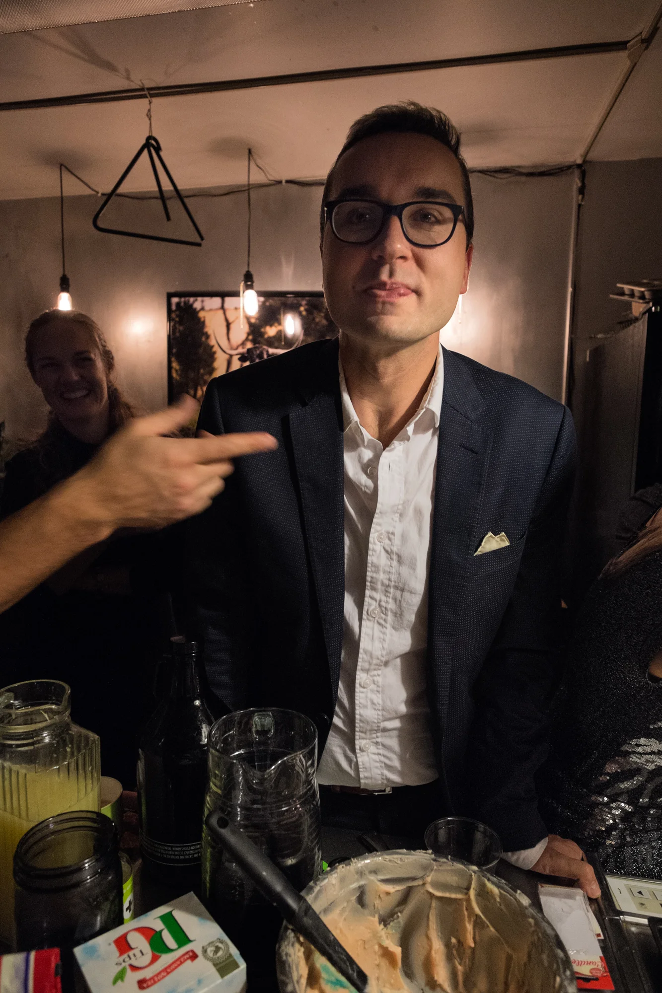 Alex Polzin at his 30th birthday party, Seattle, Washington