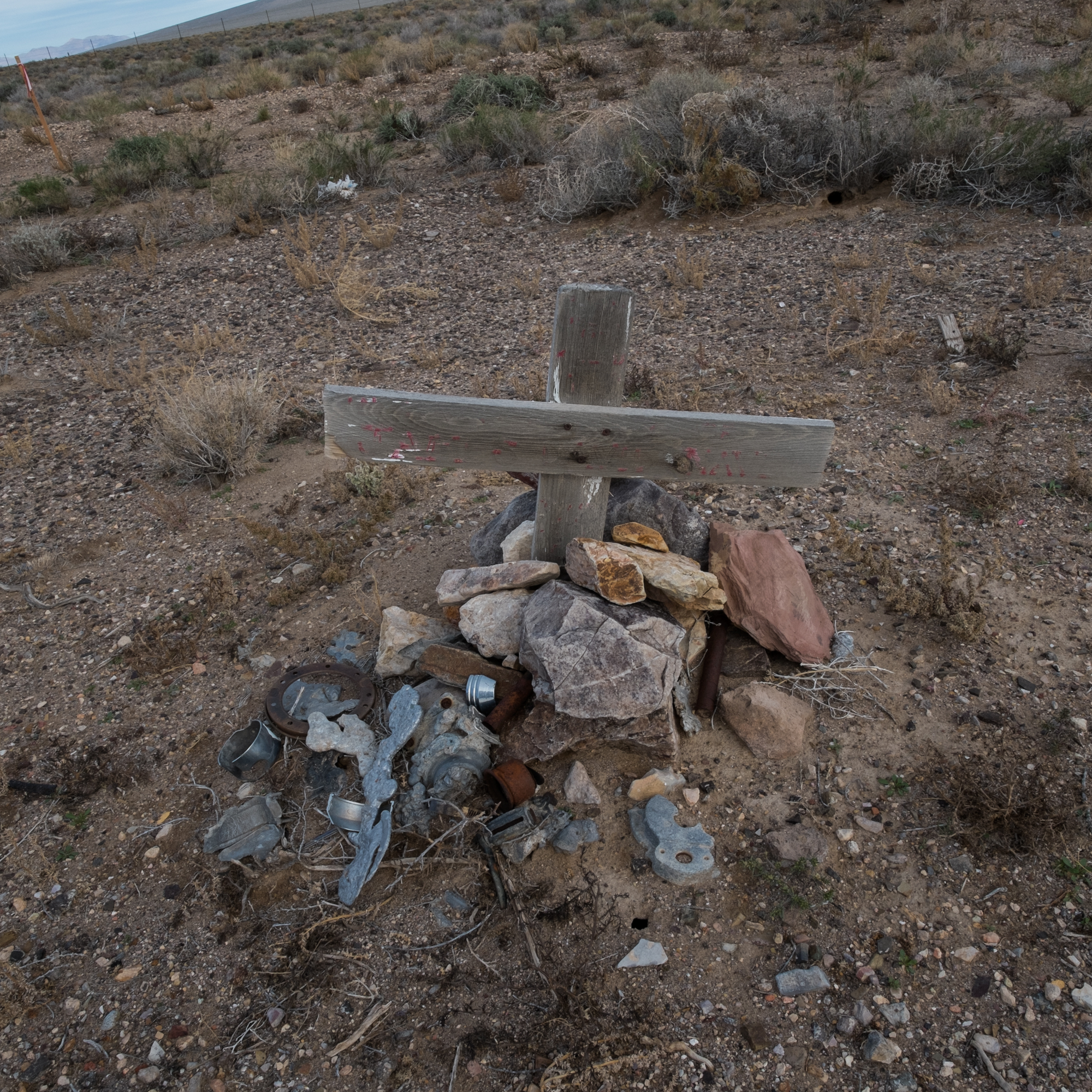 Grave Marker, US Highway 95 and Nevada State Road 266, Nevada