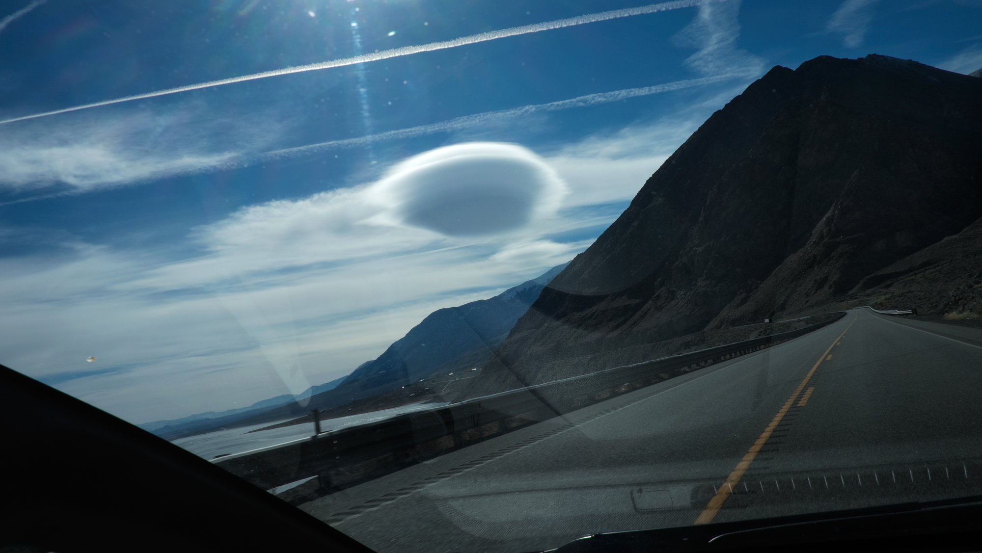 US Highway 95 at Walker Lake, Nevada
