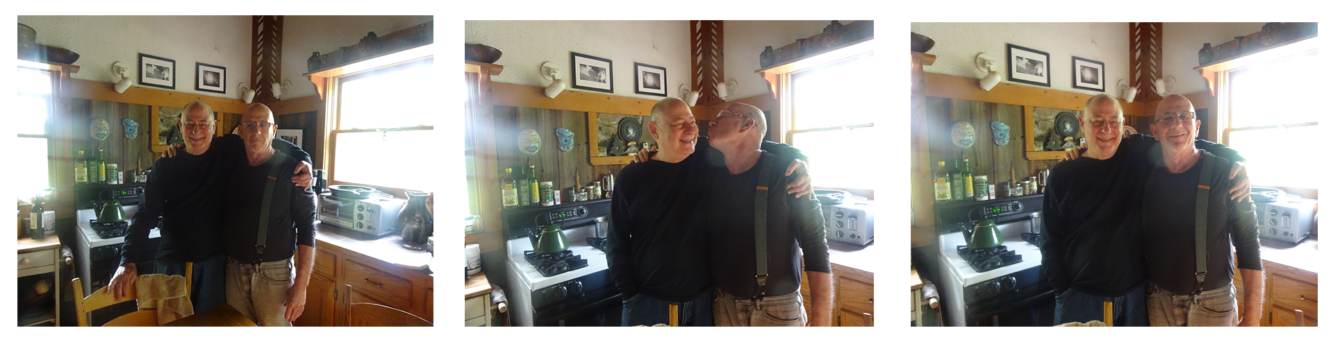 With Carl in our kitchen, PawPaw, 2016
