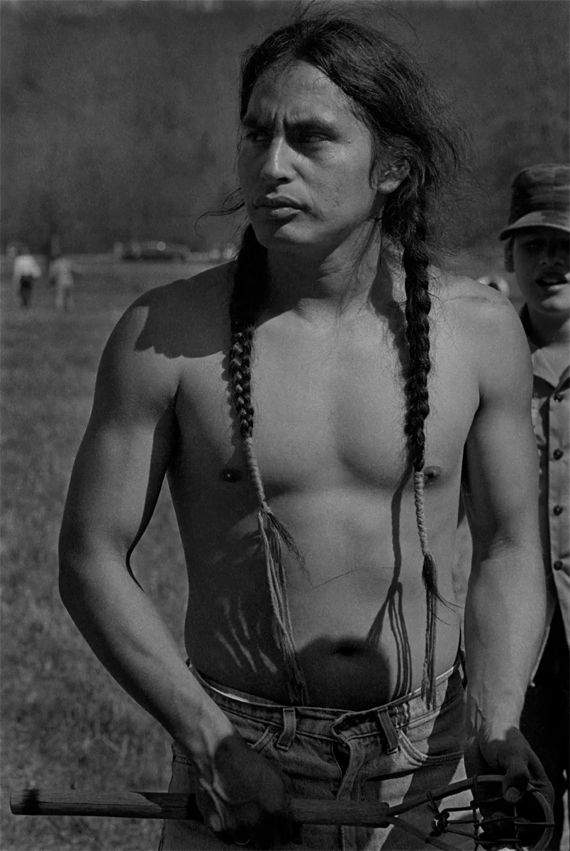 Cherokee Stickball Player, at the First Cherokee Reunion, Red Clay, Tennessee, 1984