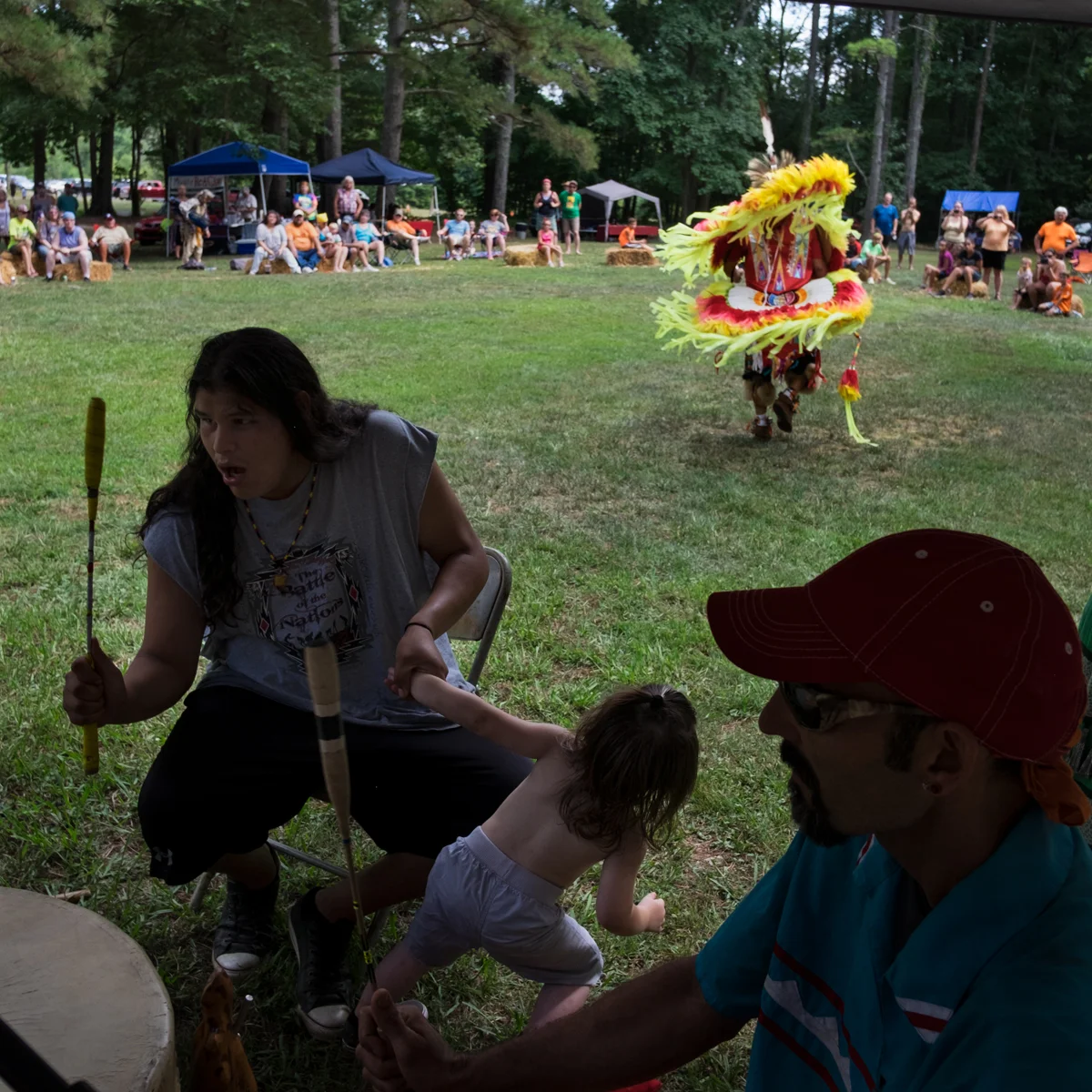 Fancy Dancing, 32nd Cherokee Tribal Reunion, Red Clay, Tennessee, 2016