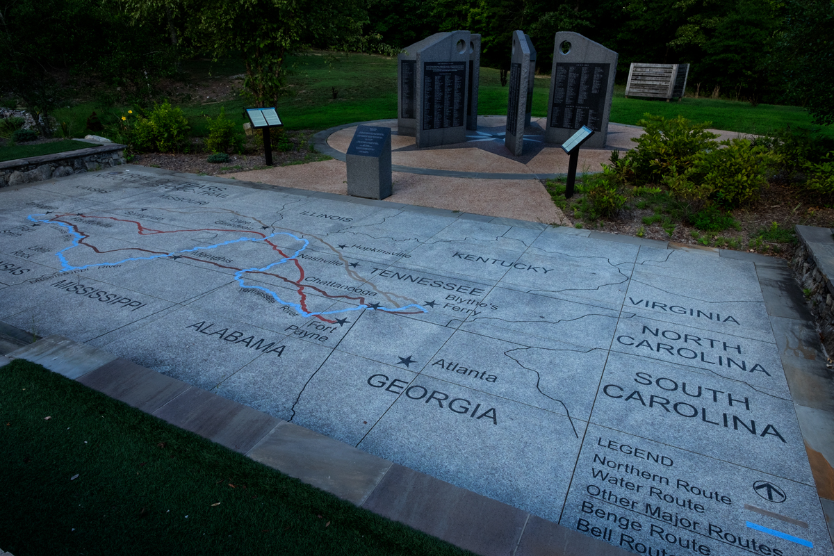 Cherokee Removal Memorial Park, Blythe Ferry, Tennessee 2016