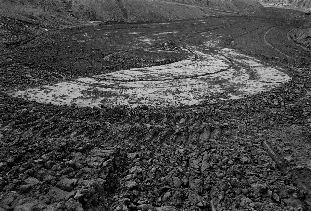 Scraped Fill Area, California Creek, Madison County, NC 1998. - from The New Road