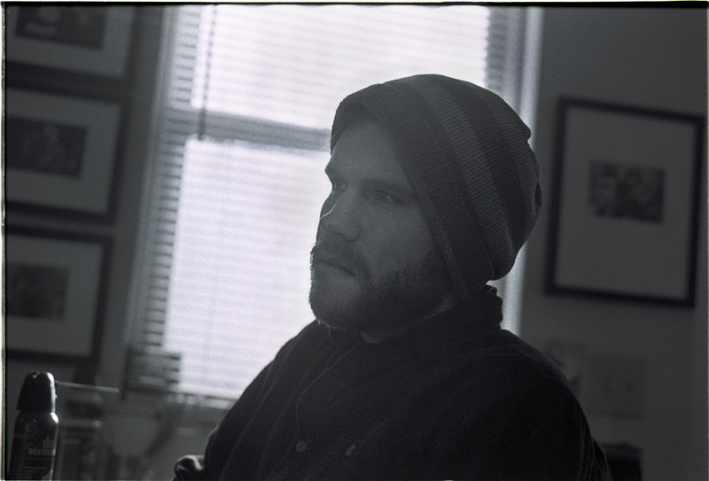 Jamie, at work in my digital darkroom, PawPaw, Madison County, NC 2013