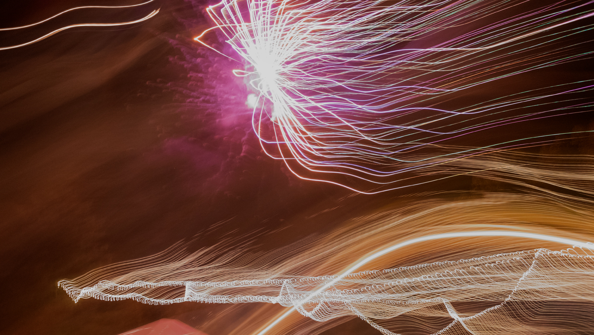 Fireworks, Matt and Taylor's wedding, Old Ground Farm, Big Pine, Madison County, NC 2016