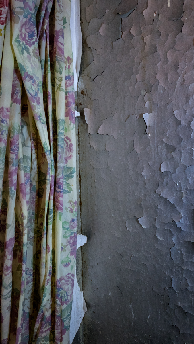 The Shower Curtain, the Old Jail, Marshall, NC 2016