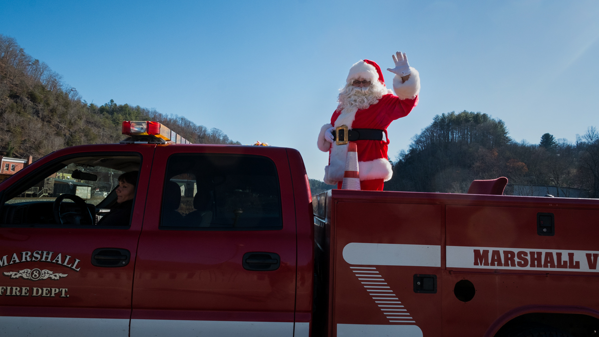 Marshall Christmas Parade, Madison County, NC 2016