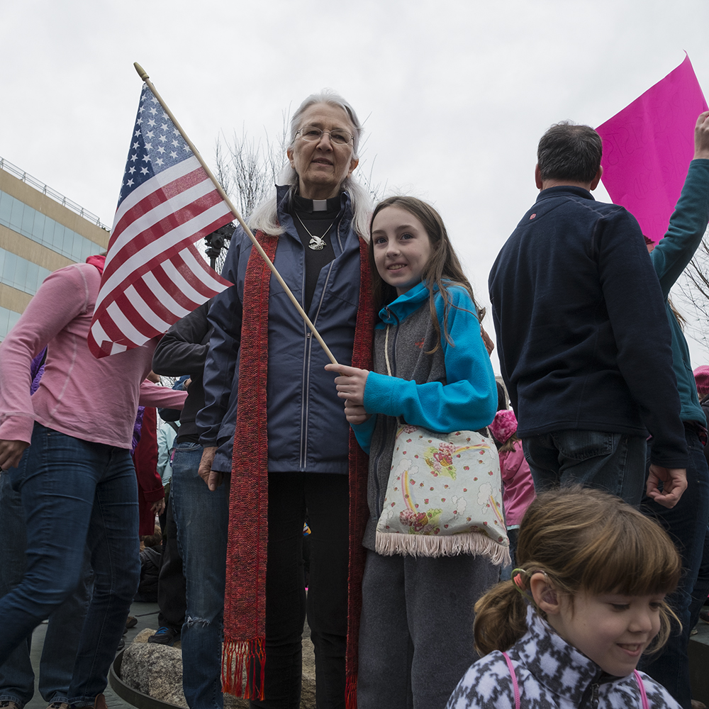 Women's March to DC - Asheville, January 21, 2017