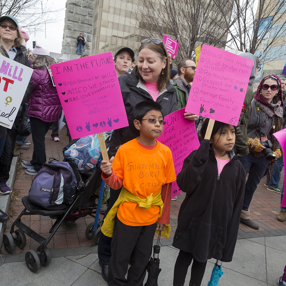 Women's March to DC - Asheville, January 21, 2017