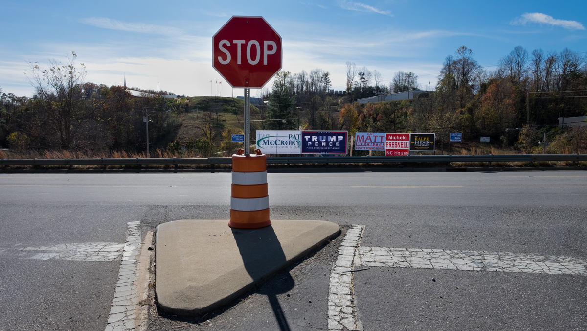 Marshall Bypass, Madison County, NC, November, 2016