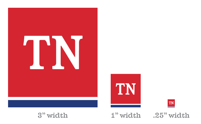 The new logo at various scales. Nothing is lost in translation as the logo shrinks. The Tristar works similarly but this isn't about why the new logo is better. Instead, about how it also works.