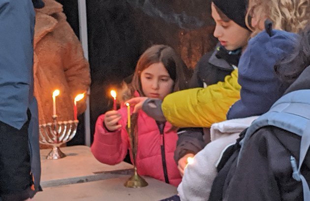 Congregation Hanukkah Candle lighting