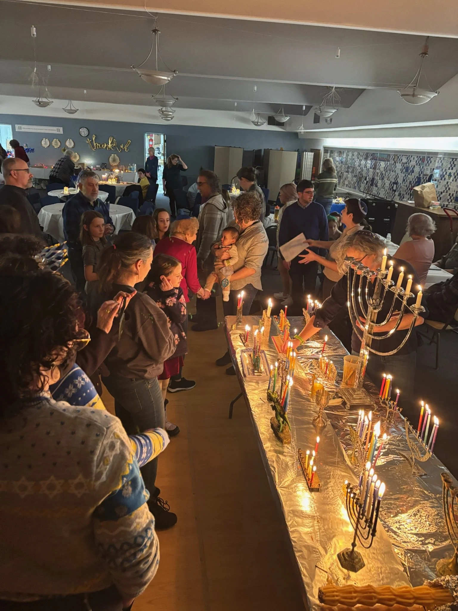 Hanukkah Candle Lighting in Roslindale Square