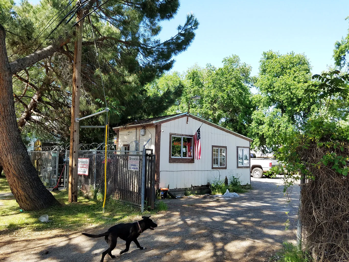 Our lot at 727 Cedar St, Chico.