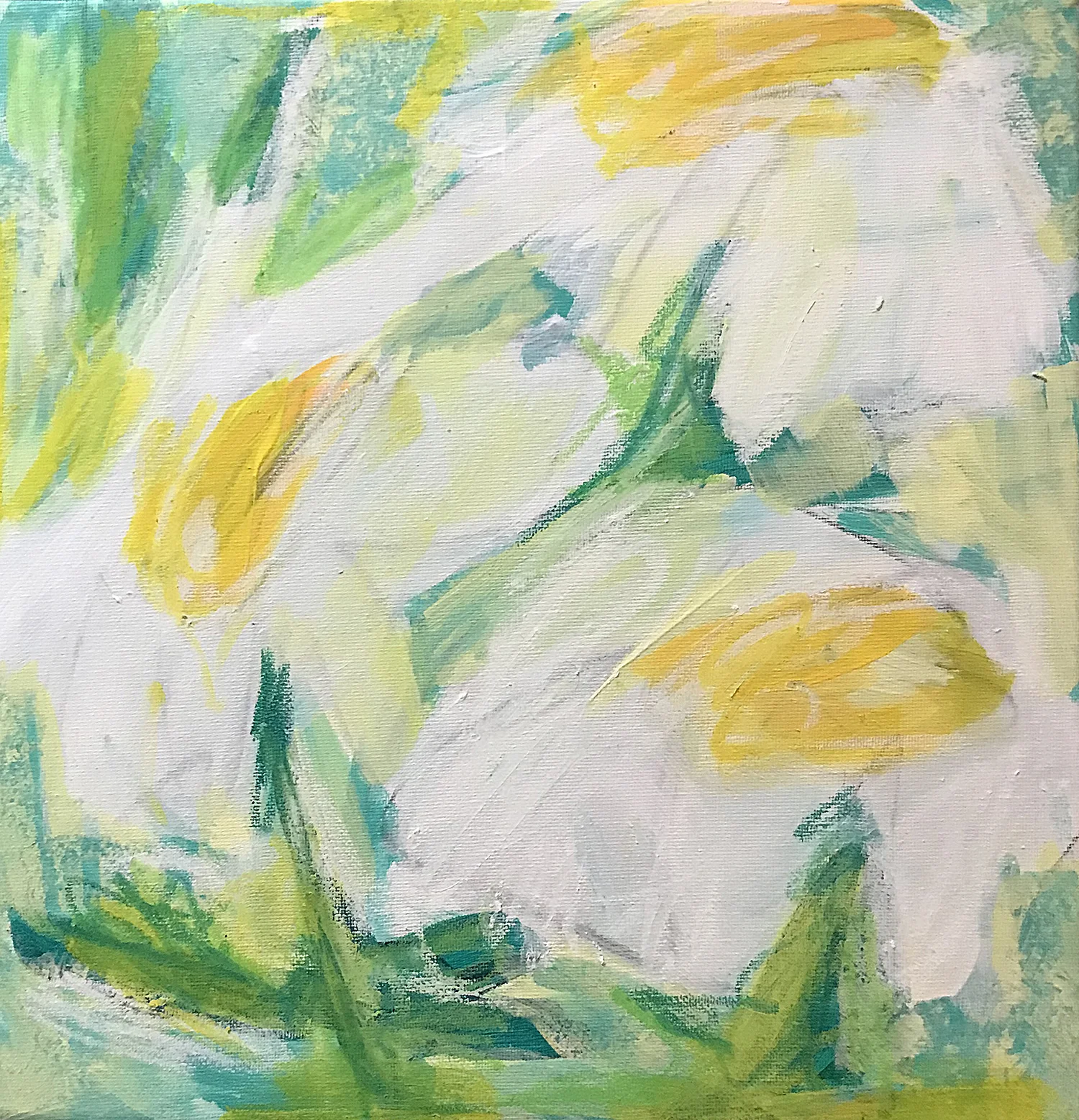 Untitled -12x12, Mix Media on Canvas