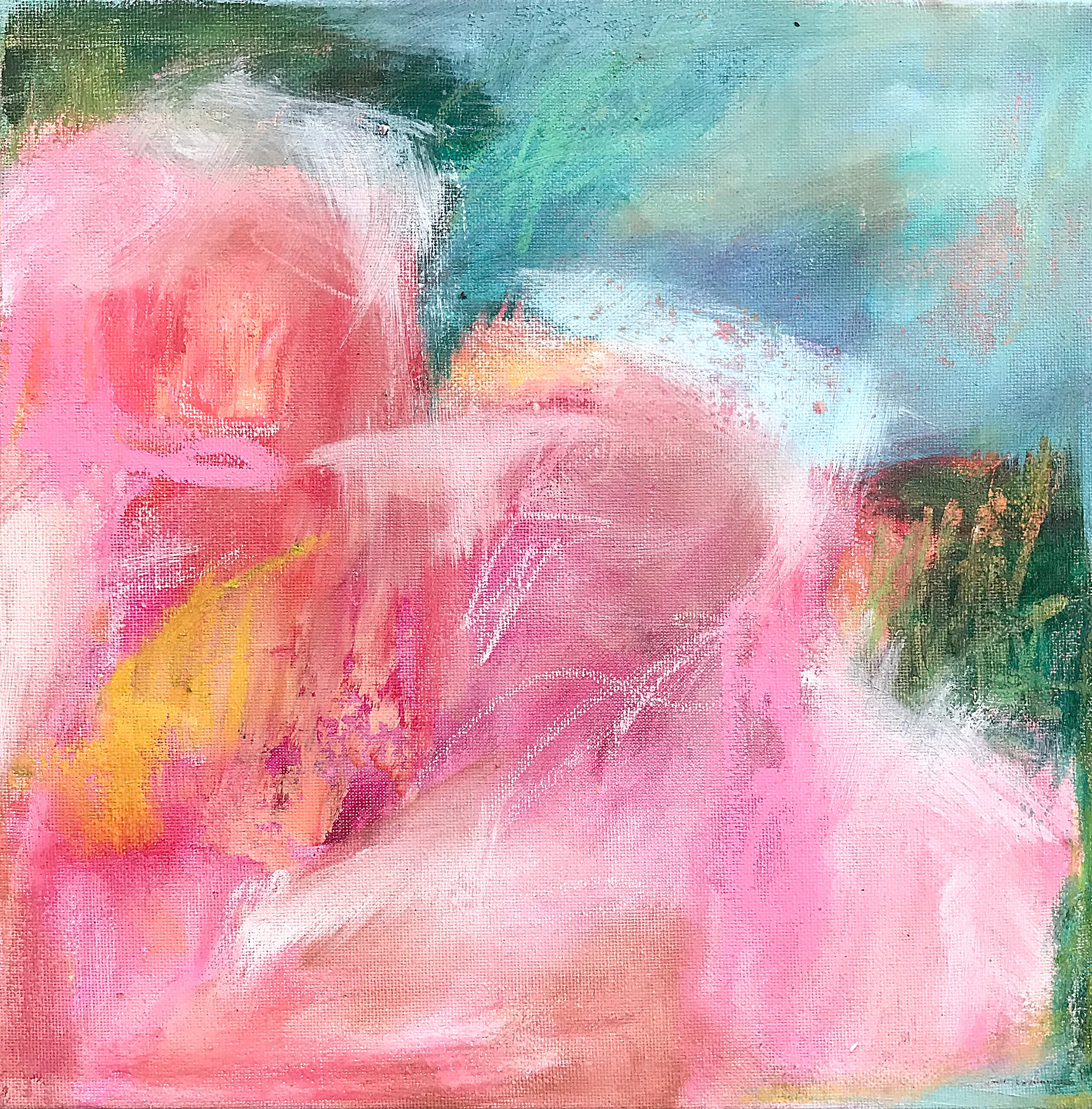 12x12 - Ode to Hope -Mix Media on Canvas