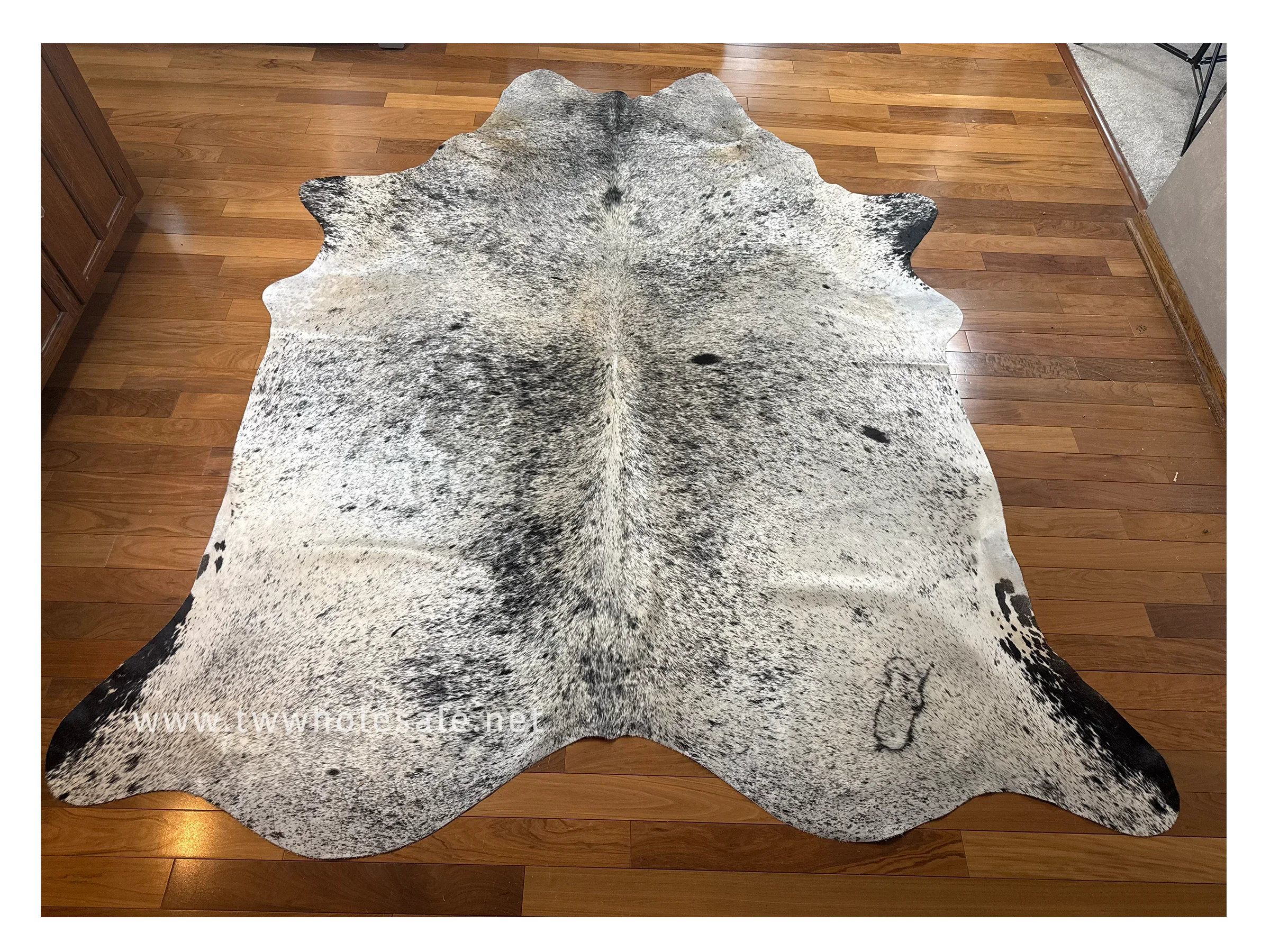 salt pepper black white brazilian cowhide #2022