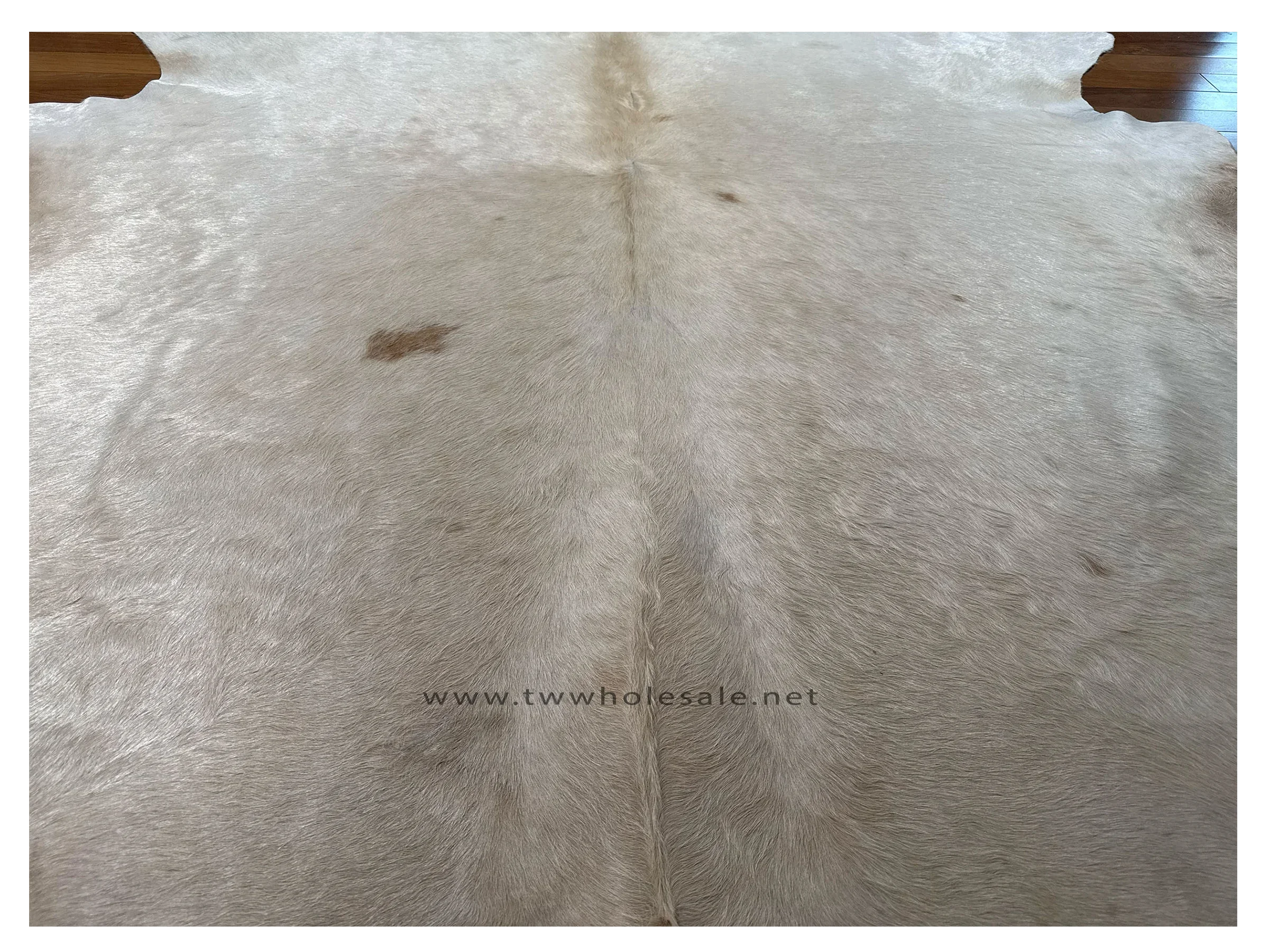 palomino closeup of cowhide rug 2031