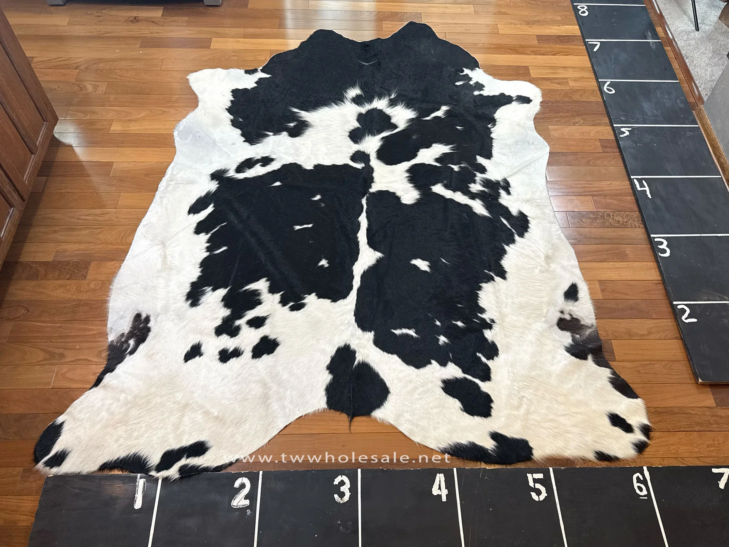 black white cowhide rug 2012