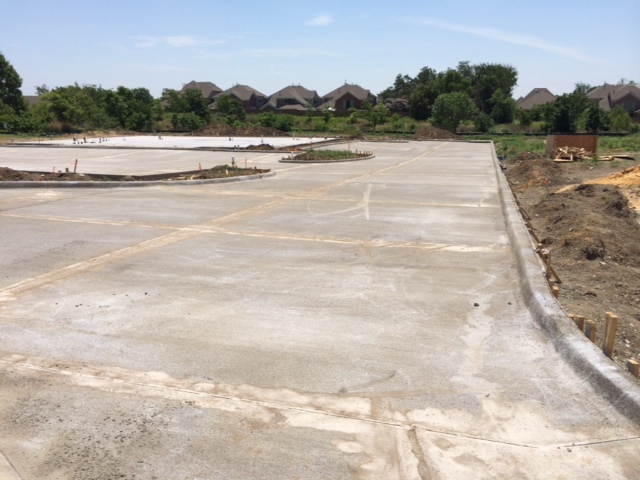 Completed Parking Lot