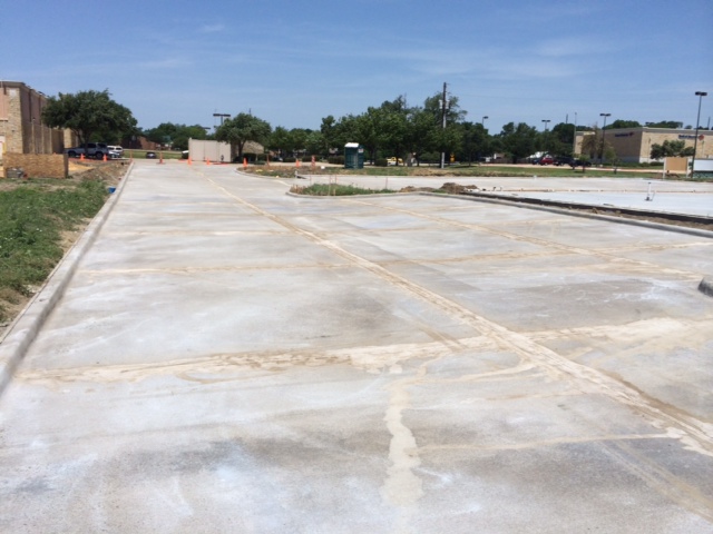 Completed Parking Lot