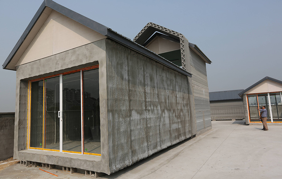 Chinese Printed House Photo Credit CNTV.CN