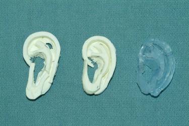 Silicone Ear prints (Photo Credit: University of Washington)