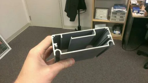 3D printed metal part made with DMLS.