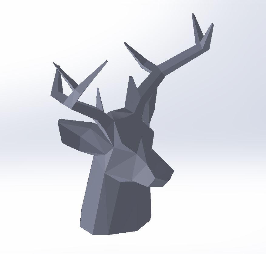 3D CAD Model of Stag