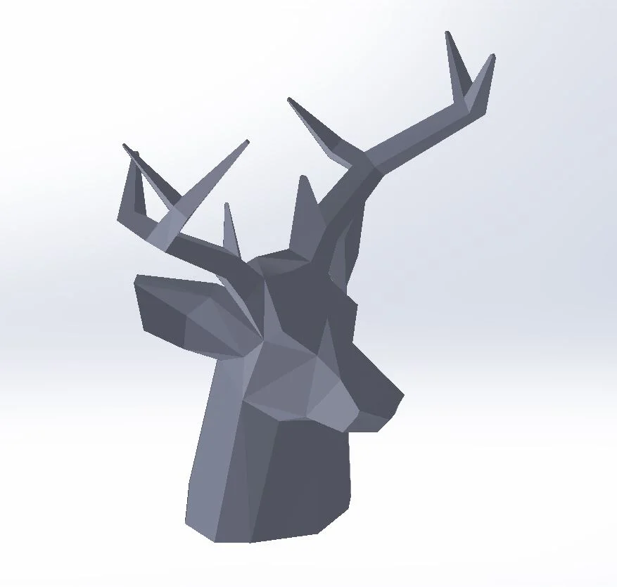 3D CAD Model of Stag
