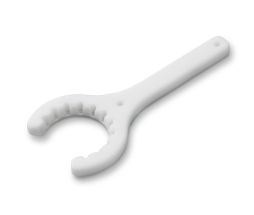 3D printed wrench made with FDM polycarbonate (PC).