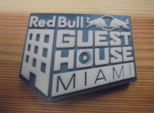 Custom promotional giveaway for "Red Bull Guest House" party in Florida