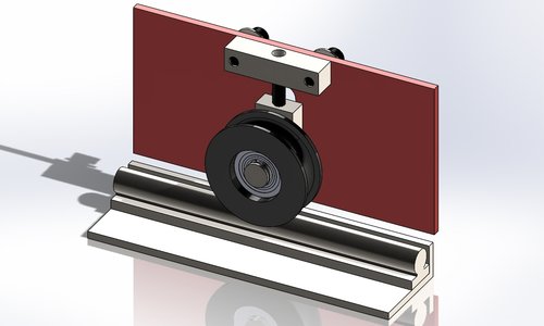 Digital design for reverse engineered roller assembly.