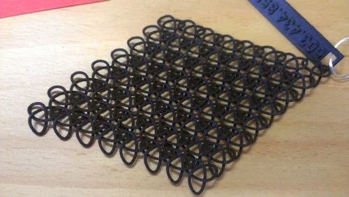black nylon lattice sls
