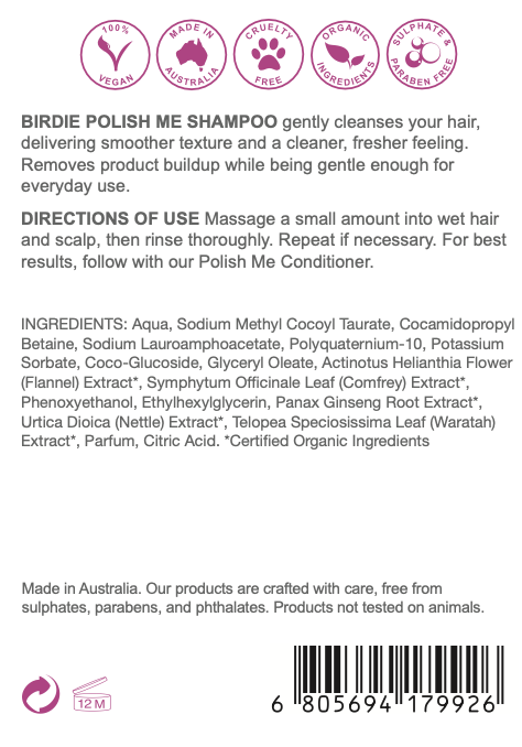 Polish Me Shampoo Label.png