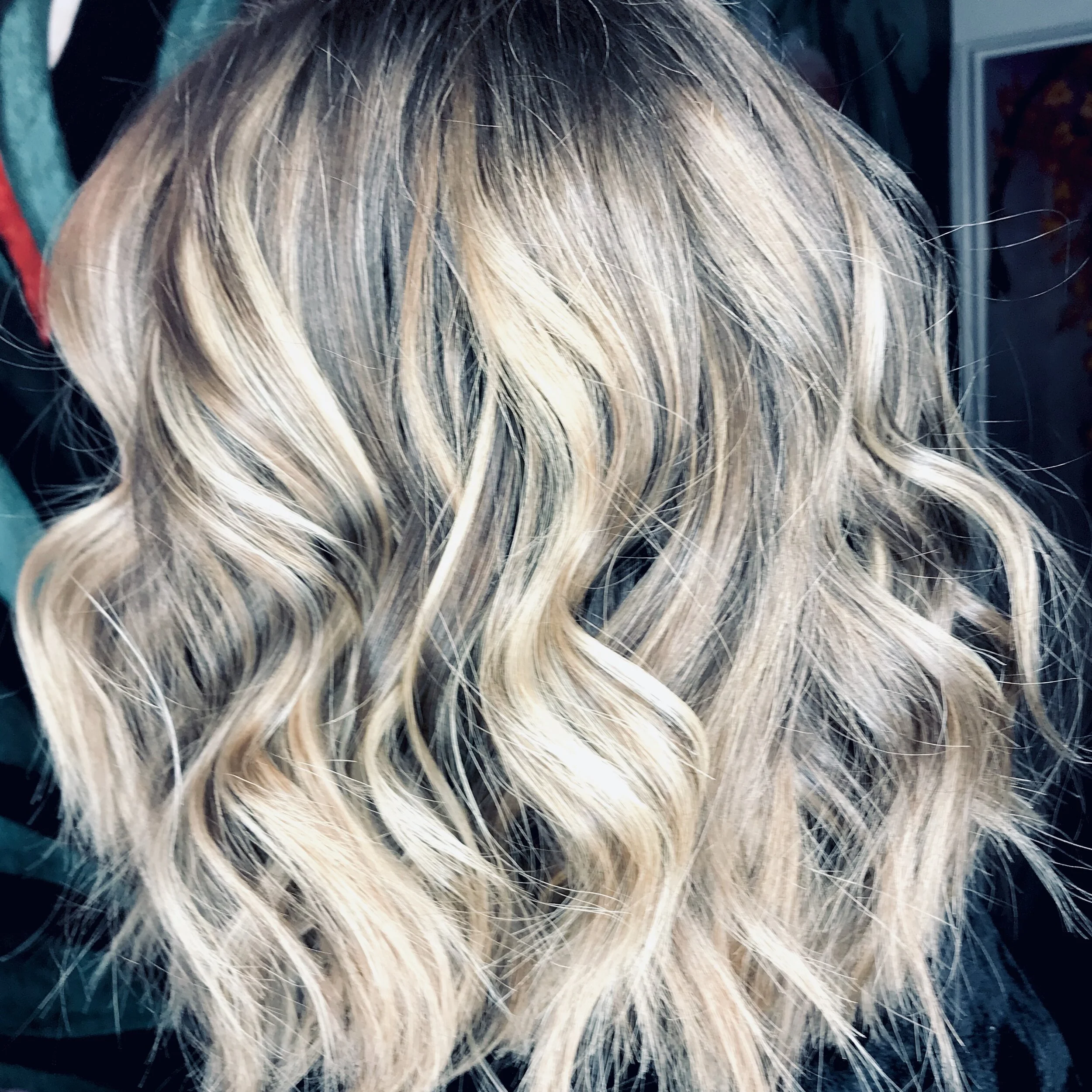 ash blonde hair