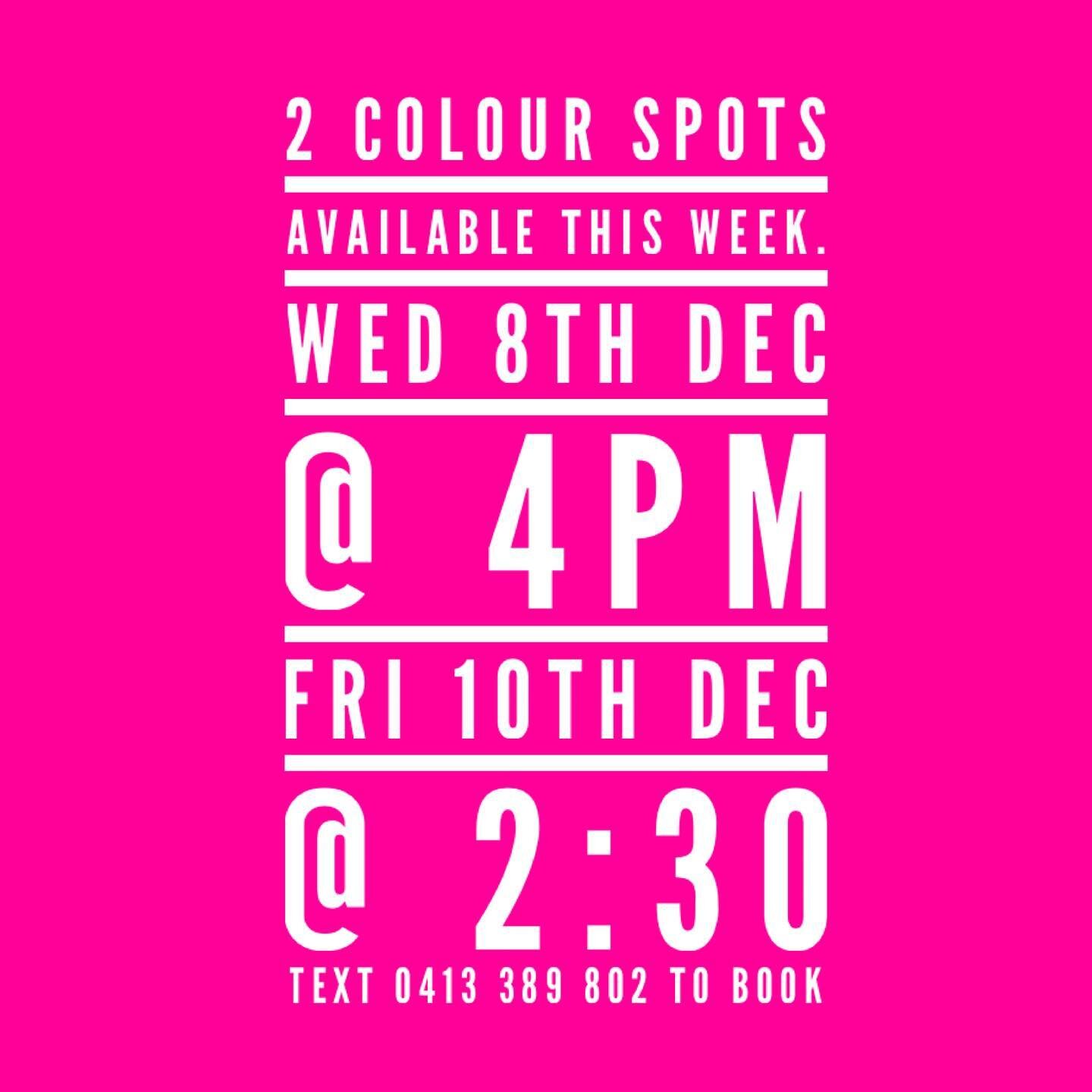 Get in quick if you are looking for a colour appointment this week. Text to book #blondespecialist #hairdressersofinstagram #blondehair #platinumblonde